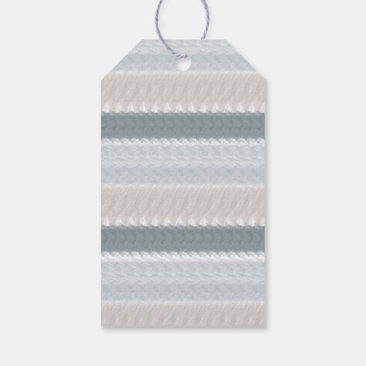 クリスモダンスブルー素朴アーストーン離れ ギフトタグ (裏面)