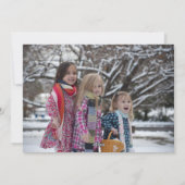 クリスモダンマスのモダンおめでたい家族写真 シーズンカード (裏面)