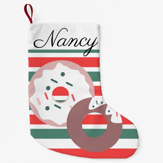 クリスモダンマスドーナツ スモールクリスマスストッキング (正面)