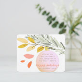 クリスモダンマス冬雪オーナメントオンパイン シーズンカード (スタンド正面)