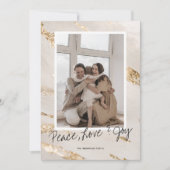 クリスモダンマス祝日の挨拶写真 シーズンカード (正面)