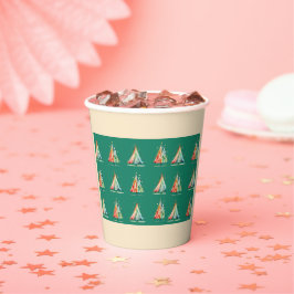 クリスモダンミニマルスツリー紙カップ 紙コップ