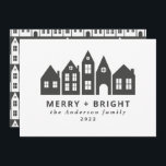 クリスモダンミニマルスノルディックハウス シーズンカード<br><div class="desc">日本モダンクリスマス北欧スタイリッシュ住宅シンプルデザイン</div>