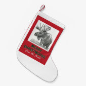 クリスモメリーーズ スモールクリスマスストッキング (正面 (吊り時))