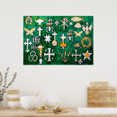 クリスモン ポスター (キッチン)