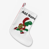 クリスランニングマス・ スモールクリスマスストッキング (正面 (吊り時))