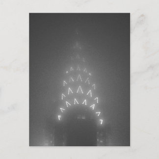 クリスラーが霧の中を歩く ポストカード