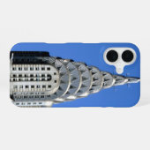 クリスラー銀 iPhone 16ケース (裏面横)