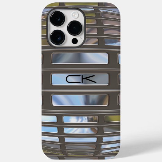 クリスレンモダンモノグラム Case-Mate iPhoneケース (裏面)