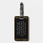 クリスワースエヴァエレガントモノグラム ラゲッジタグ (裏面縦)