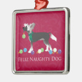 クリス中国のトクリスマスデザイン メタルオーナメント (左)