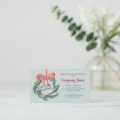 クリス企業のマスリース冬緑 名刺 (スタンド正面)