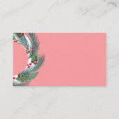 クリス企業のマスリース冬緑 名刺 (裏面)