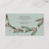 クリス企業のマスリース雪 名刺 (裏面)