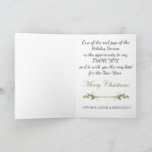 クリス企業のマスT付きビジネスクリスマスカード シーズンカード (内部)