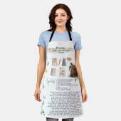 クリス伝統的マスプリン|レシピ継織機 エプロン (着用した状態)