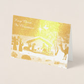 クリス保スフォイルのカードにキリスト 箔カード (正面)