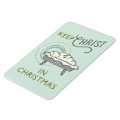 クリス保スマスカーマグネットのキリスト マグネット (左側)