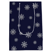 クリス信じスシルバーグリッターの魔法で ミディアムペーパーバッグ (裏面)