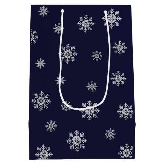 クリス信じスシルバーグリッターの魔法で ミディアムペーパーバッグ (裏面)