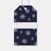 クリス信じスシルバーブルーの魔法で ギフトタグ (裏面)