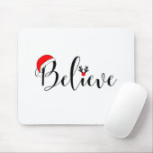 クリス信じスマウスパッドクリスマスグラフィック マウスパッド (マウス)