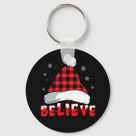 クリス信じスマサンタハットバッファロープレイドスタイル キーホルダー