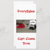 クリス信じスマスブラック&ホワイトの子猫 (正面/裏面)