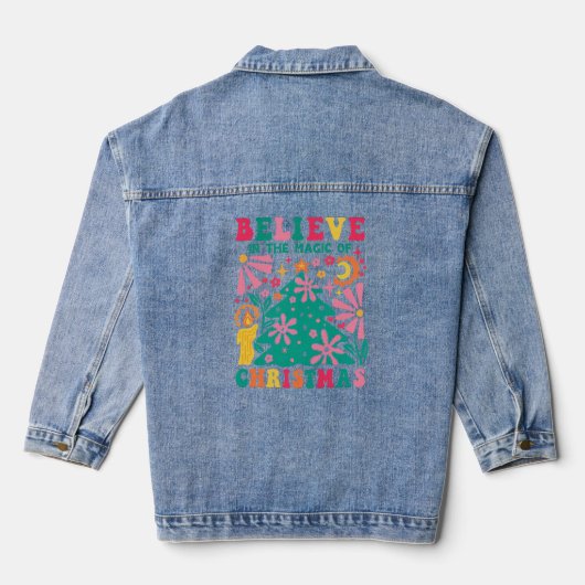 クリス信じマスレトロBoho Tri-Bの魔法で デニムジャケット (裏面)
