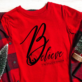 クリス信じマス・イエス・マンガーの奇跡で Tシャツ