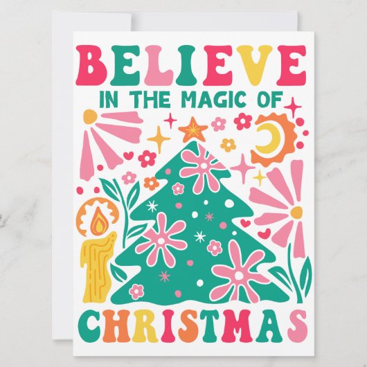 クリス信じマス・レトロの魔法で シーズンカード (正面)