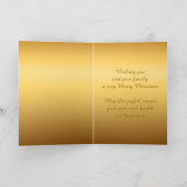 クリス国際的マスナビダッドノエルグリーティングC シーズンカード (内部)