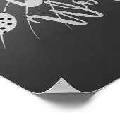 クリス感動的チャン勇気付けられる引用文 ポスター (角)