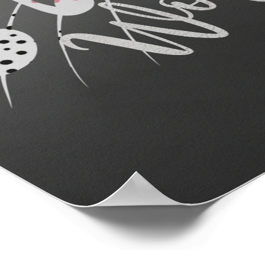 クリス感動的チャン勇気付けられる引用文 ポスター (角)