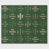 クリス最高のスエバーグリーン ラッピングペーパー (フラット)