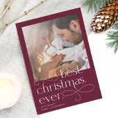 クリス最高のスマスエバーホリデー婚約 案内状