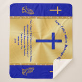 クリス最高のトブランケット牧師への贈り物 シェルパブランケット (正面)