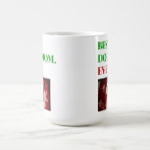 クリス最高のマスドッグ母の写真 コーヒーマグカップ (中央)