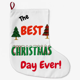 クリス最高のマス・エバー！ ラージクリスマスストッキング