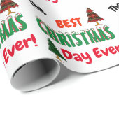 クリス最高のマス・エバー！木包み紙 ラッピングペーパー (ロールコーナー)