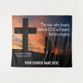 クリス祈チャン教会の壁画を絶やさずに タペストリー (正面(横))