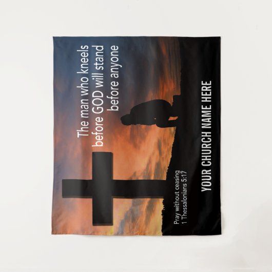 クリス祈チャン教会の壁画を絶やさずに タペストリー (正面)