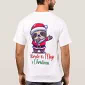 クリス祝マスの魔法 Tシャツ (裏面)