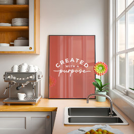 クリス素朴エレガントタン引用文 ポスター