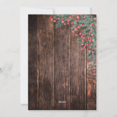 クリス素朴マスレッドバッファロープレイドチェック4写真 シーズンカード (裏面)