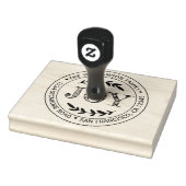 クリス素朴モダンスマスジョイラウンド差出人住所 ラバースタンプ (スタンプ)