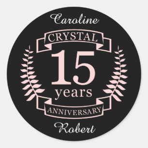 クリス結婚タル15周年 ラウンドシール