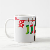 クリス縁どス・コリーパーソナライズされた コーヒーマグカップ (左)