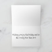 クリス考えるマス雪の積もったポップのUの数 シーズンカード (内部)