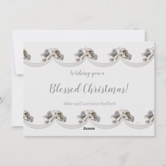 クリス賛美マス透明フォトカード シーズンカード (裏面)